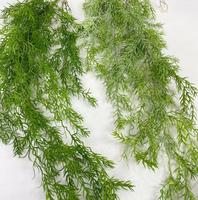 Plantes suspendues au mur vert en latex doux de vente chaude pour la décoration d'événement