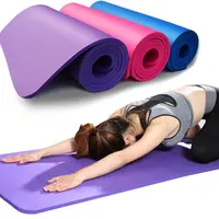 Dropshipping çevre dostu ve tatsız NBR yoga matı genişler çok fonksiyonlu egzersiz ve fitness yoga matı
