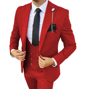 <span class=keywords><strong>Abito</strong></span> da lavoro italiano di alta qualità da <span class=keywords><strong>uomo</strong></span> Blazer gilet pantalone <span class=keywords><strong>3</strong></span> <span class=keywords><strong>pezzi</strong></span> Set di abiti da ballo per gli uomini - Product Image 2