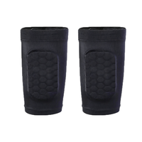 Manchons de compression pour mollets de football avec rembourrage en nid d'abeille EVA, protège-tibias, expédition immédiate, manchons de protection pour les jambes pour la course à pied