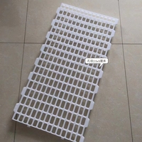 Nouveau plancher de volaille anti-fuite en plastique PP blanc 1200*500mm avec poutres en PRV, facile à nettoyer, pour ferme