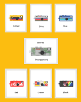 Mini cámara retro Kodak con llavero, amuleto para bolso, cámara de bolsillo, regalo de cumpleaños para niños, juguete para fiestas infantiles, ranura para tarjeta Micro SD, para niños y niñas