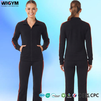 Veste d'échauffement noire et or dégradé pour cheerleading, tenue d'équipe All-Star, fabrication OEM ODM certifiée ISO9001 REACH CPSIA, ensemble d'entraînement en gros B2B