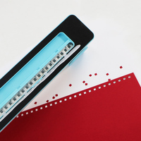 Perforateur carré, outil de perforation de papier artisanal, multi-perforateur 3 feuilles, 30 trous, perforateur de haute qualité ABS+ZN, taille du trou 5,5 mm