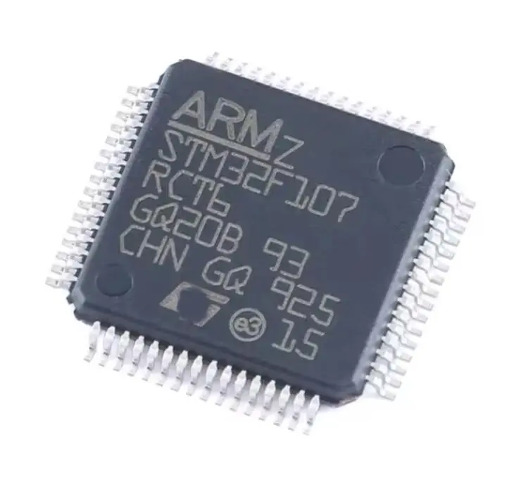 STM32F107 STM32F1 IC MCU 64LQFP mikrodenetleyici entegre devreler stm32f107rct6