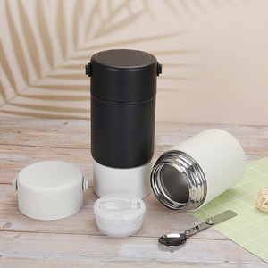 DD2107 Conteneurs alimentaires à large bouche étanches Pot à lunch <span class=keywords><strong>Thermos</strong></span> à soupe en acier inoxydable isolé sous vide pour aliments chauds - Product Image 2