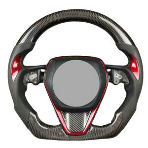 Accesorios Personalizados para Automóviles, <span class=keywords><strong>Volante</strong></span> de Fibra de Carbono con LED para RAV4, Camry 8th, Corolla Hatchback, Cross, Avalon, Venza, Crown - Product Image 6