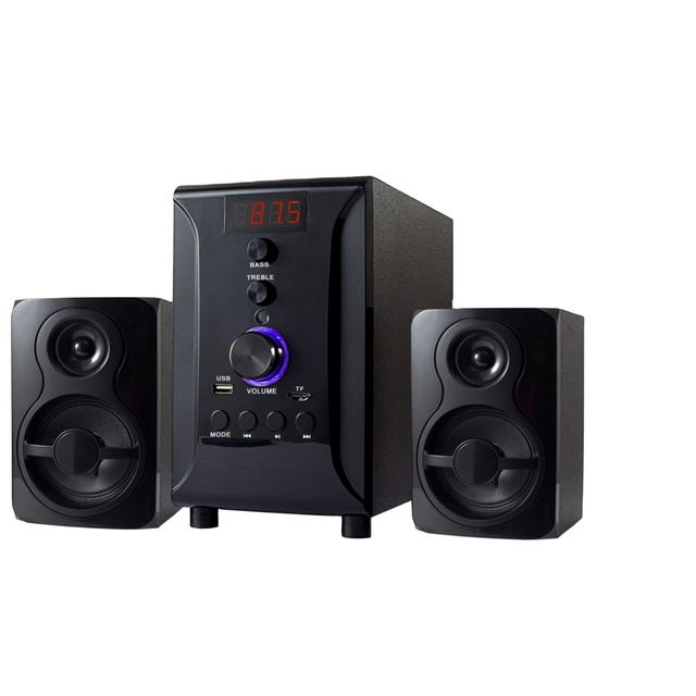 R-106BT Remote Control 2.1 Multimedia Fashion Subwoofer Stereo Sound System Home Theater Speaker With Fm Radio Usb Tf Player