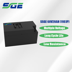 Batterie LiFePO4 de haute qualité 60V20AH, 1200 cycles de charge, BMS intégré pour véhicules à 2 et 3 roues - Product Image 3