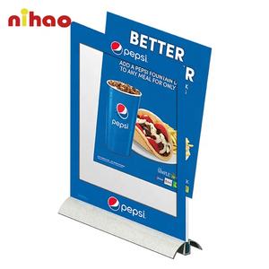 <span class=keywords><strong>NIHAO</strong></span>定制批发亚克力桌子菜单展示架供室内使用 - Product Image 2