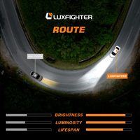 Projecteur LED universel pour moto et voiture, en alliage d'aluminium, 180W, 17000LM, H4 H7 H11, 6500K, pour A4/A8/X5 - Vente Flash