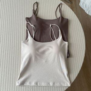 Camsuola Yoga estiva da donna con bellissimo <span class=keywords><strong>reggiseno</strong></span> sportivo per il Fitness con Design posteriore e imbottiture per il petto incorporate per tutte le stagioni come Top interno - Product Image 5