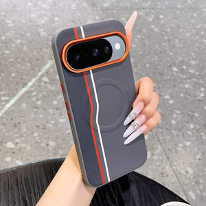 Funda magnética de cuero PU avanzada para teléfono Google Pixel 11 Pro XL 10 9 Pro, cubierta trasera protectora a prueba de golpes con carga inalámbrica - Product Image 5