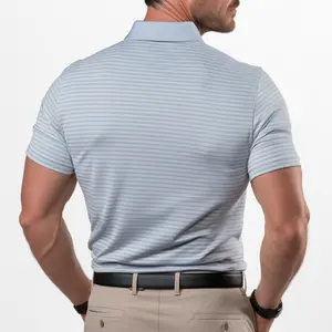 Sublimation confortable vêtements de sport personnalisés hommes à manches courtes polos vierges t-shirts polos vêtements de golf