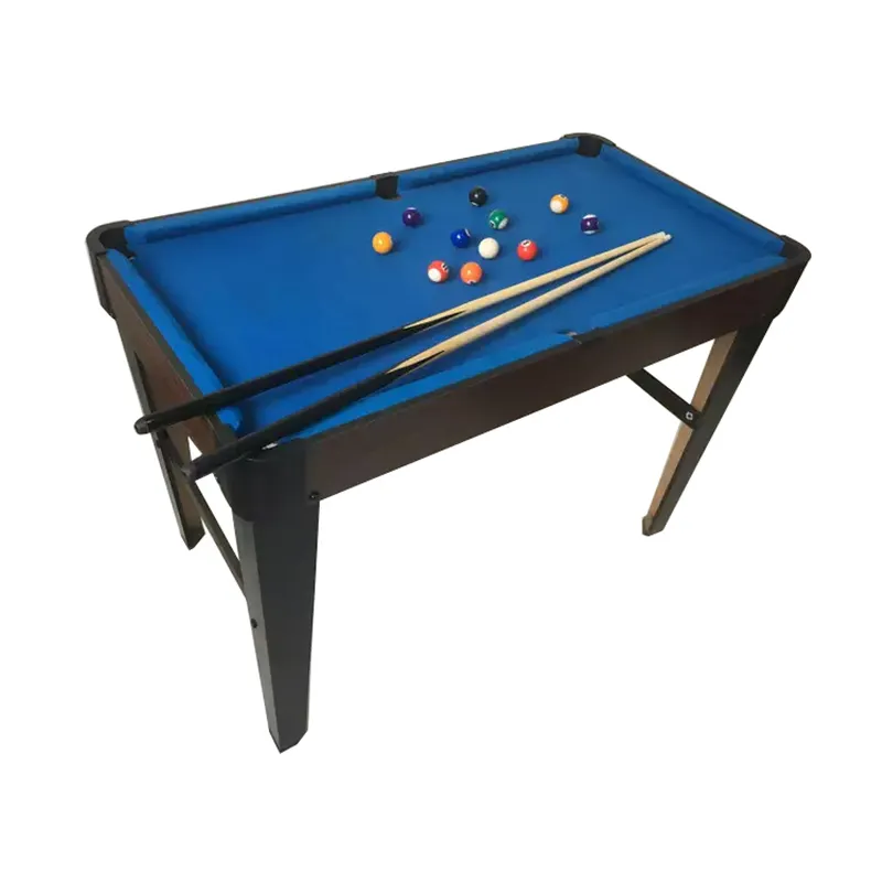 Kapalı spor eğlence Mini ahşap bilardo masası oyuncak oyun oynamak çocuklar ve çocuklar için küçük bilardo masası