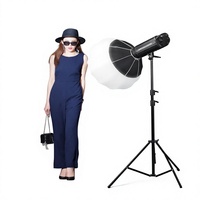 Boîte à lumière sphérique pliable Round KQ65 65cm 26" en forme de boule, diffuseur de flash, monture Bowens, pour studio vidéo.