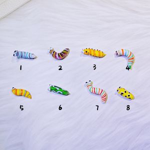 Colorato Mini Bug verme figurina artigianale in vetro di Murano per i bambini per pasqua Halloween regali di natale modellato modello Design - Product Image 1