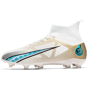 <span class=keywords><strong>Scarpe</strong></span> da Calcio Alte con Tacchetti Lunghi per Adulti, <span class=keywords><strong>Scarpe</strong></span> da Allenamento Antiscivolo Autunnali, Unisex, Scarpini da Calcio in PVC FG <span class=keywords><strong>TF</strong></span> - Product Image 3