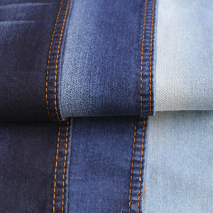 Hot Làm Bóng Bông <span class=keywords><strong>Polyester</strong></span> <span class=keywords><strong>Spandex</strong></span> Denim Vải Với vòng quay sợi - Product Image 4