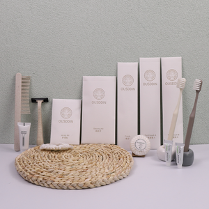 Tiện nghi phòng tắm khách sạn dùng một lần đặt đồ dùng vệ sinh Bộ dụng cụ nha khoa với bàn chải đánh răng và kem đánh răng để sử dụng trong phòng - Product Image 1