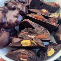 Nouvelle ligne de production automatique de chocolat au lait GUSU avec formateur de grappes de fruits et noix, facile à utiliser, garantie 1 an