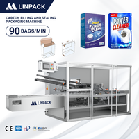 Machine d'emballage automatique en carton LINPACK, directement de l'usine, pour les boîtes de détergent