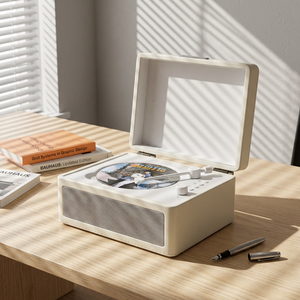 <span class=keywords><strong>Lecteur</strong></span> <span class=keywords><strong>CD</strong></span> Rétro Transfrontalier Multifonctionnel USB TF Qualité Sonore Portable <span class=keywords><strong>Mini</strong></span> Cadeau 10W de Puissance - Product Image 2