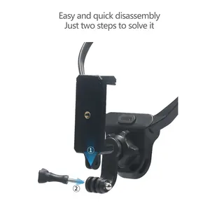 Soporte de pecho de <span class=keywords><strong>360</strong></span> grados para Action 4 3 2/GoPro Hero 13 12 11 10 9 8 7/SJCAM <span class=keywords><strong>AKASO</strong></span>/Insta360 X4 X2 X3/DJI Osmo Accesorios de cámara - Product Image 5