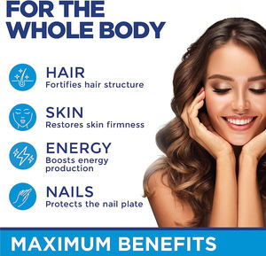 OEM kapsul pertumbuhan rambut untuk wanita & Pria, dengan kolagen <span class=keywords><strong>Biotin</strong></span> & rambut Keratin, kulit & Kuku <span class=keywords><strong>vitamin</strong></span> dan suplemen kesehatan - Product Image 5