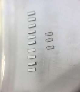 Pisau Bedah Berlian Ultra Tipis 2 Titik CVD Diamond Scalpel Blade 110 Orientasi 6.5*3.2*0.2 - Product Image 6