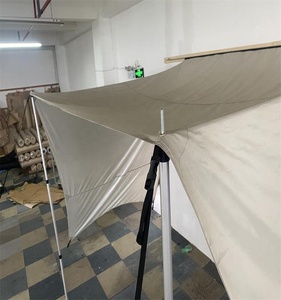 Alba 89008 # Telo per Caravan <span class=keywords><strong>Teramo</strong></span> UPF 50+ Tenda Parasole 5000mm con Pareti Laterali e Pali Autoportanti in Poliestere Oxford 150D Argento - Product Image 4