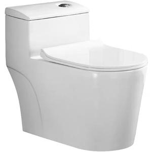 Inodoro de Sifón para el Hogar Chaozhou, 3L, Antiolores, Montaje en el Suelo, con Asiento de Cierre Suave DA8078 - Product Image 2