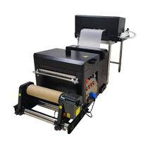 Printer DTF Mini Desktop A3 XP600 Lebar 30cm Mesin Transfer Panas Film PET Inkjet Digital untuk Toko Cetak Kustom Rumahan