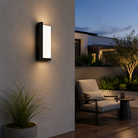 Lampe murale LED extérieure étanche IP65 3000K 18/36W AC110-265V pour jardin, porche, balcon, escaliers