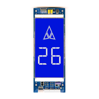 Afficheur d'appel extérieur pour cabine d'ascenseur MAIJING MCTC-HCB-D1/D2, taille personnalisée, écran LCD FSTN, luminosité 300 cd/m², montage sur rail DIN