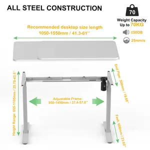 ZGO, заводская цена, электрическая регулируемая по высоте подставка для сидения, Эргономичная стойка для офисного стола, регулируемая рама для стола