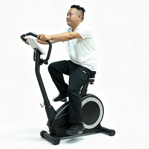 Low MOQ High Quality Home Use Foldable Upright <b>Exercise</b> <b>Bike</b> Heavy Duty Steel 300lbs Capacity Adjustable LCD Display Unisex - Product Image 3