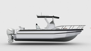 Offre Spéciale – Yacht de Luxe en <span class=keywords><strong>Aluminium</strong></span> de 7,5 m (25 pieds) à Grande Vitesse, Bateau de Pêche à <span class=keywords><strong>Console</strong></span> Centrale, Yacht Hors-Bord pour le Tourisme et la Pêche - Product Image 3