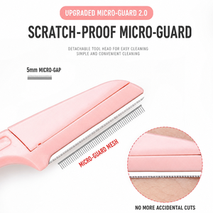 Ensemble de rasoirs à sourcils pliables en acier inoxydable, lame portable, tondeuse à sourcils, rasoir pour les poils du visage pour femmes - Product Image 3
