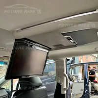 Écran de divertissement arrière pliable électrique Odyssey MPV avec écran LCD pour voiture, monté au plafond, amélioration de l'intérieur
