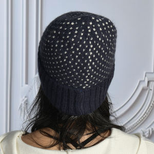 Vente en gros d'extérieur pull-over couvre-<span class=keywords><strong>oreille</strong></span> chapeau d'hiver doux femmes crâne confortable chaud <span class=keywords><strong>cachemire</strong></span> tricoté 2025 à la mode Y2k Beanie personnalisé - Product Image 2