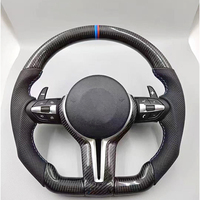 Volant de direction en carbone de qualité supérieure avec palettes de changement de vitesse pour BMW 540i X5 G05 G80 M3 F02 M6 G20 G28 G30