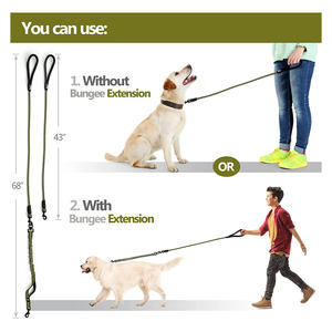 Correa Retráctil para Perro al por Mayor, Antitirones, Antideslizante, Reflectante, para Exteriores, Correa de Cuerda Resistente con Bungee - Product Image 5