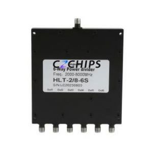 HLT-2/8-6S RF Power Divider/Combiner RF 1-to-6 2GHz~8GHz 1.2dB - Product Image 1