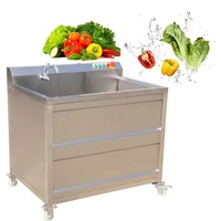 Commerciële Ultrasone Groente-En Fruitreinigers Gebruiken Bellen En Trillingen Voor Het Scheiden Van Sediment En Ozondesinfectie.