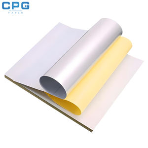 Papel Adhesivo Transparente Personalizado al por Mayor, Rollo Jumbo de 60 g/m², Hojas de Etiquetas Autoadhesivas Brillantes - Product Image 5