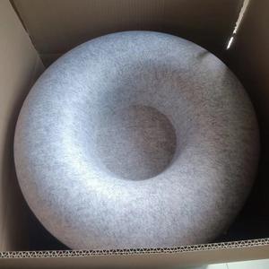 <span class=keywords><strong>Cama</strong></span> para Gatos de Tela Transpirable para las Cuatro Estaciones, Casa para Gatos con Cierre de Cremallera, Diseño de Túnel en Forma de Donut, para Todas las Estaciones - Product Image 6