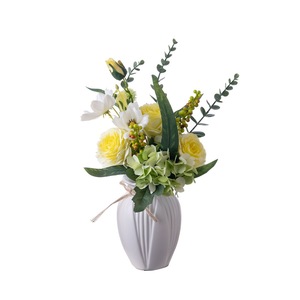 CallaFloral Ramo de Rosas Artificiales de Tela Plástica Tejida para Decoración de Bodas y Hogar CF02048 - Product Image 5