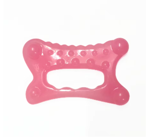 Outil de massage Gua Sha en résine rose pour le visage, le cou et le dos, pour le drainage des méridiens - Product Image 1