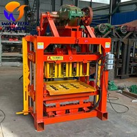 Machine à fabriquer des blocs creux en ciment de haute qualité WJ 4-40 avec engrenage pour usine de production - Processus rationalisé pour le Nigéria et le Ghana